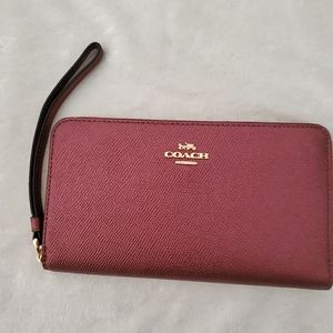 Coach zip wallet